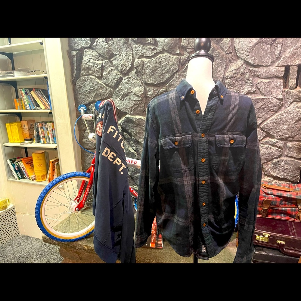 Abercrombie & Fitch Thick Button up Flannel Shirt